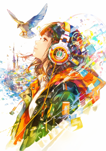 ヘッドホンキャラ🎧