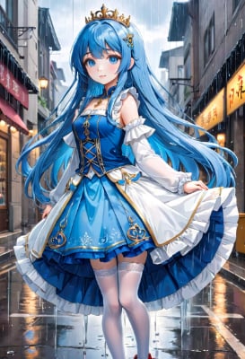 雨の中のプリンセス