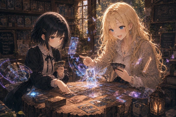黒髪＆ブロンド・トレーディングカード