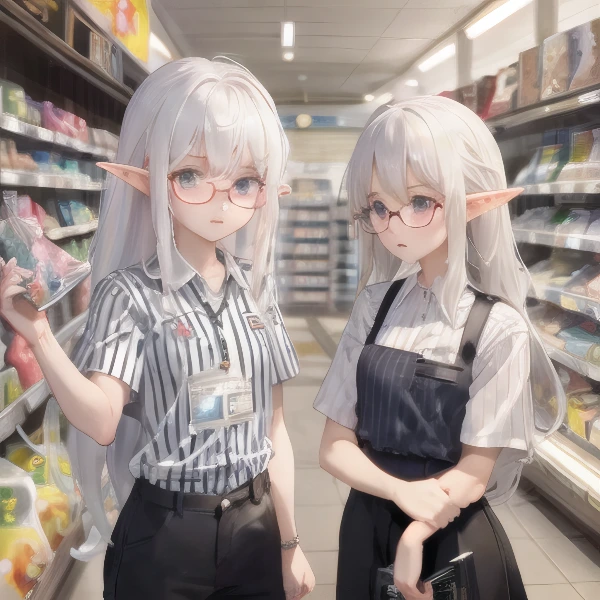 エルフさん、アルバイト始めます＾＾