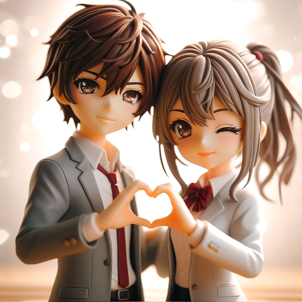 手でハート（３態）