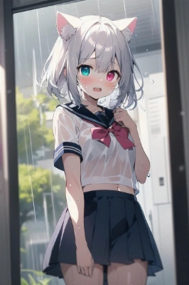 まいったよ…急に降ってくるんだもん…