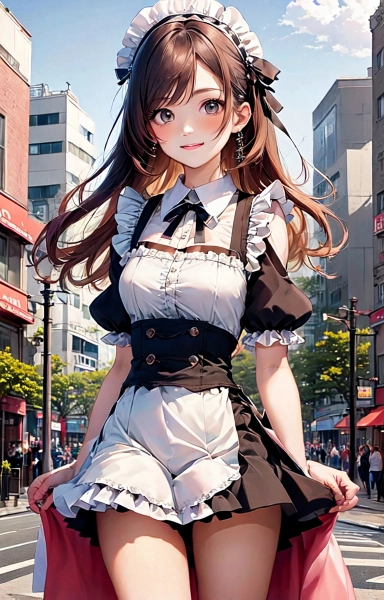 大きなメイドさん