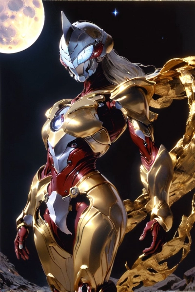 金色のアーマードガール