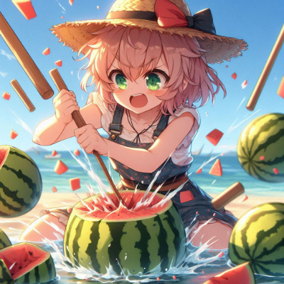 スイカ割り