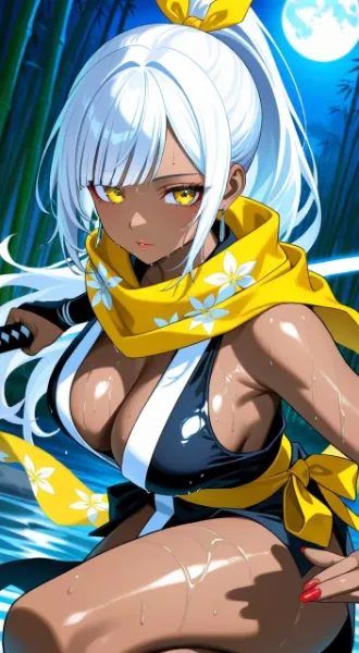 『月影に舞う、黄のくノ一』【天城瑠奈 番外編】