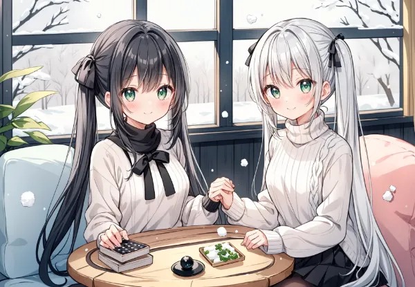 冬の窓辺で交わす秘密の約束