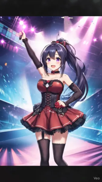 歌って踊るアイドル　動画4