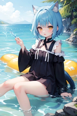 海と少女