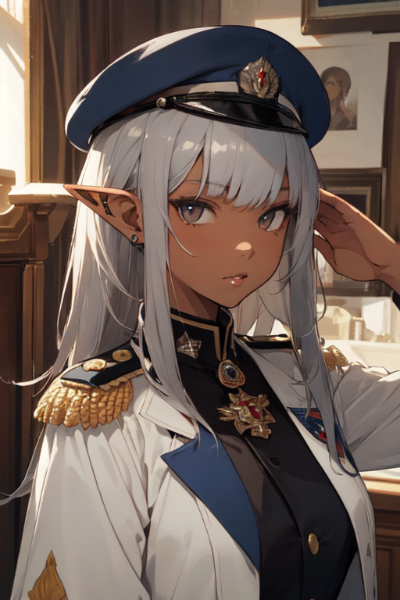 少女軍人？