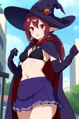 ビキニ+スカートの魔女