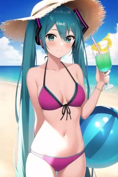 初音ミクの日なのでミクにミックスジュースを