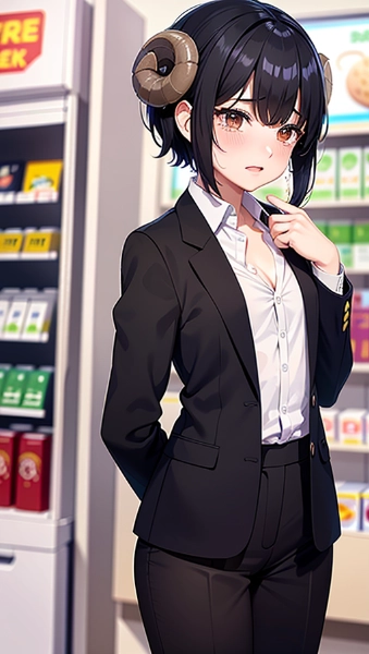 クロワッサンついてるぞ