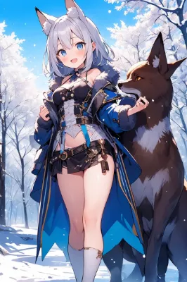 梅の花と妖狐さま