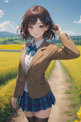 春の花畑