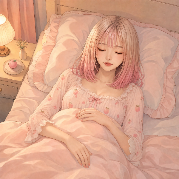 おやすみ🌙（ピーチちゃん） 