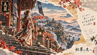紅葉の先へ 〜秋の山寺への旅〜