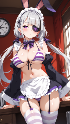 銀髪兎娘ちゃん