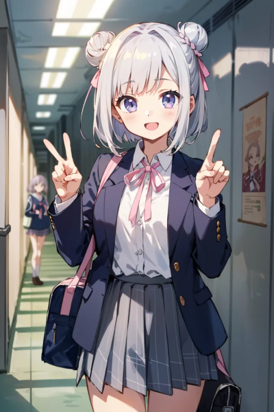 文化祭の少女＠小樽