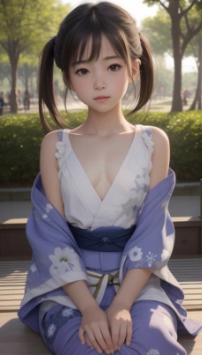 着物の美少女