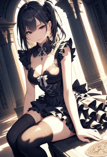 古城の黒い微笑み