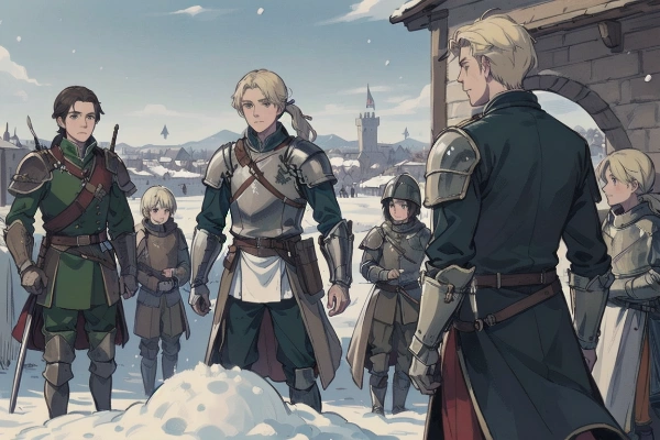 アヴェリンが中高生！？＠雪合戦