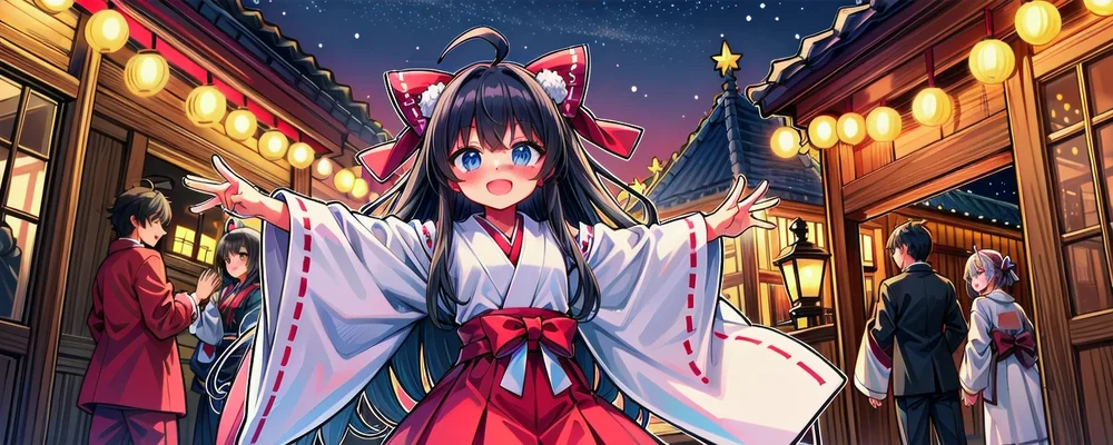 はしゃぐ和少女