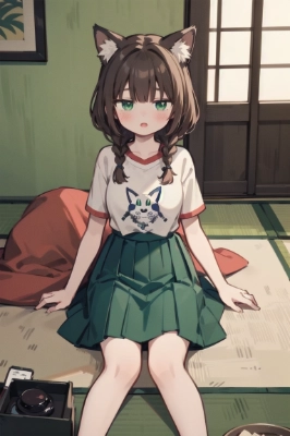 ケモ耳と畳。