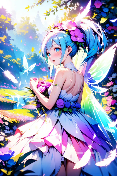 カラフルな妖精