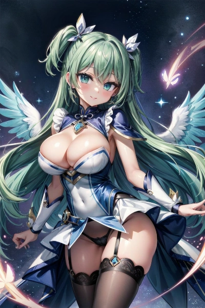 悪乗りイシカのコスプレ魔法少女　〜『魔神娘とひとつ屋根の下』AIピクターズ出張版