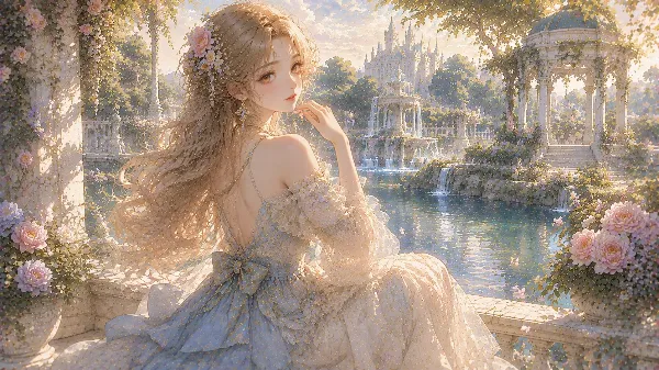 薔薇の湖畔で待つ幻の少女