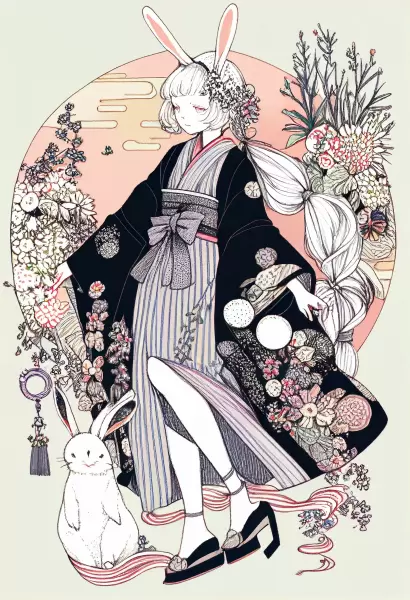 おめでとうさぎ