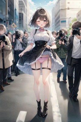 撮られちゃっている女の子
