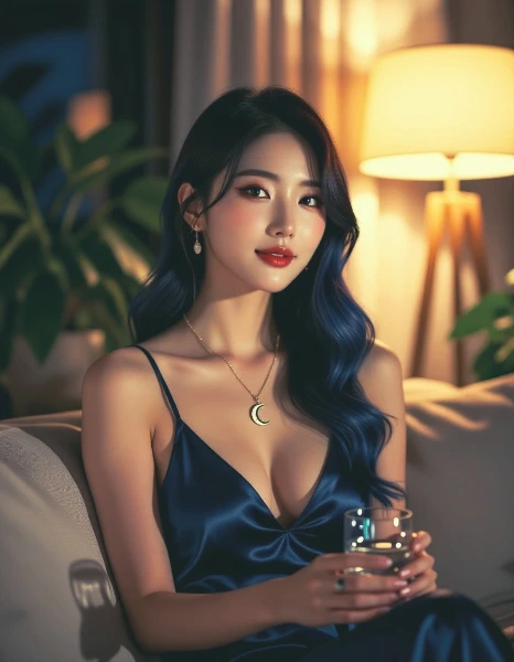 夜の灯りに包まれるひととき - A moment surrounded by night lights