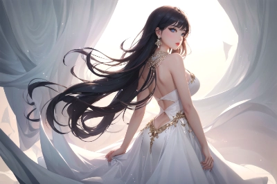 alluring long gown