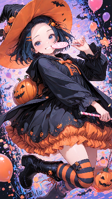 キャンディ魔女の甘い夜の冒険(ハロウィンリベンジ)