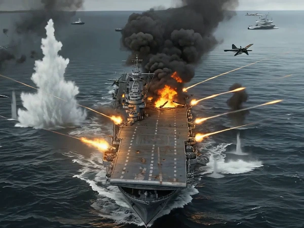 USS CV-8 ホーネット（音声有り）