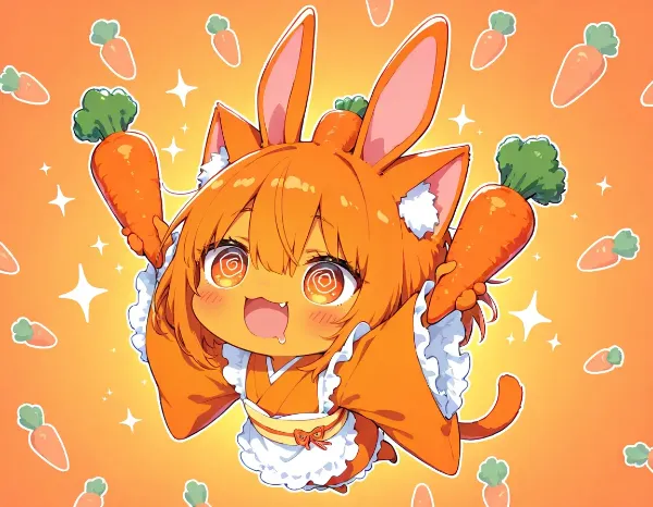 ニャンジンニャー！🥕✨️
