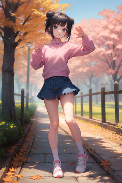 セーターを着たうちの娘達（カンフーロリ少女）其之ニ