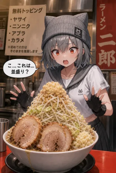 「こ...これは...並盛り？」