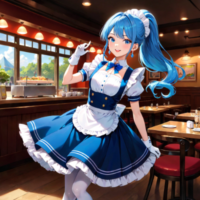 お昼のレストラン