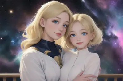 宇宙の金髪姉妹