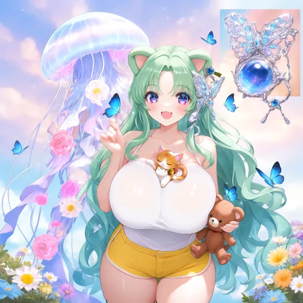 (コラボ)アゲハちゃんにお手本になってもらいました