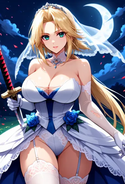 戦う花嫁さん