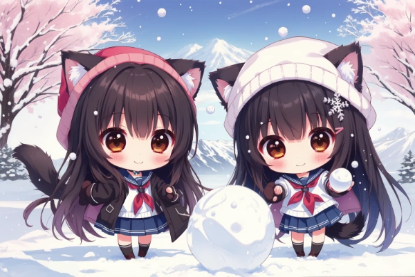 雪の日でもあったかいね