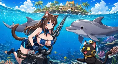 アイピク島を固定するお仕事