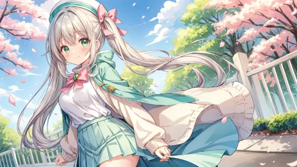 桜舞う道で出会った運命