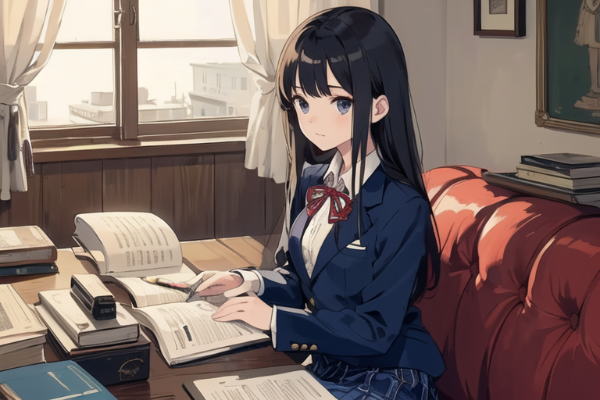 いとこの雪美ちゃん＠宿題