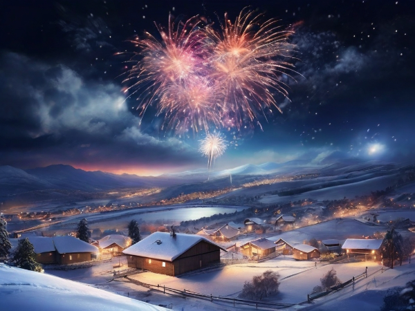 冬の花火