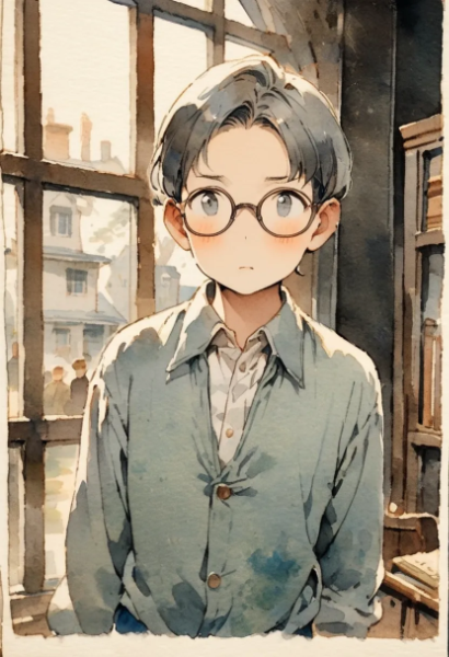 素朴なメガネくん